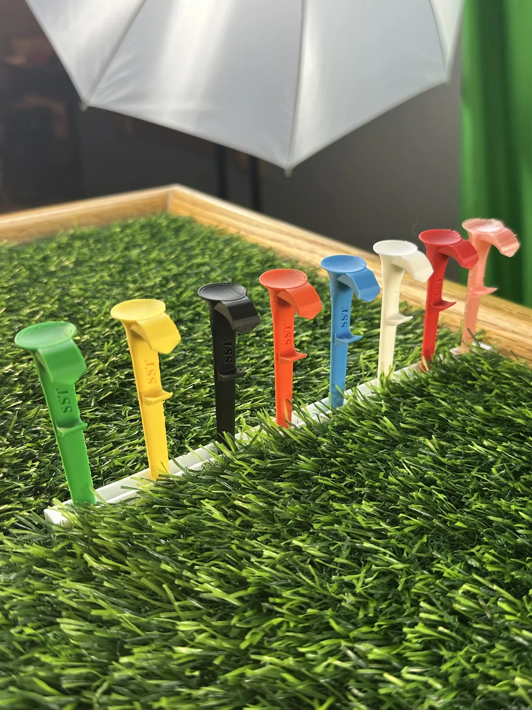 Real Shotgun Start Tees in an assortment of colors